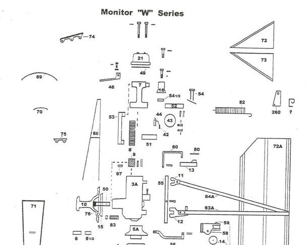 Baker Monitor WB Windmill Parts List and Diagrams 
